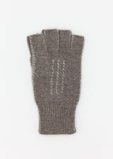 Cashmere Fingerless Stitch Gloves