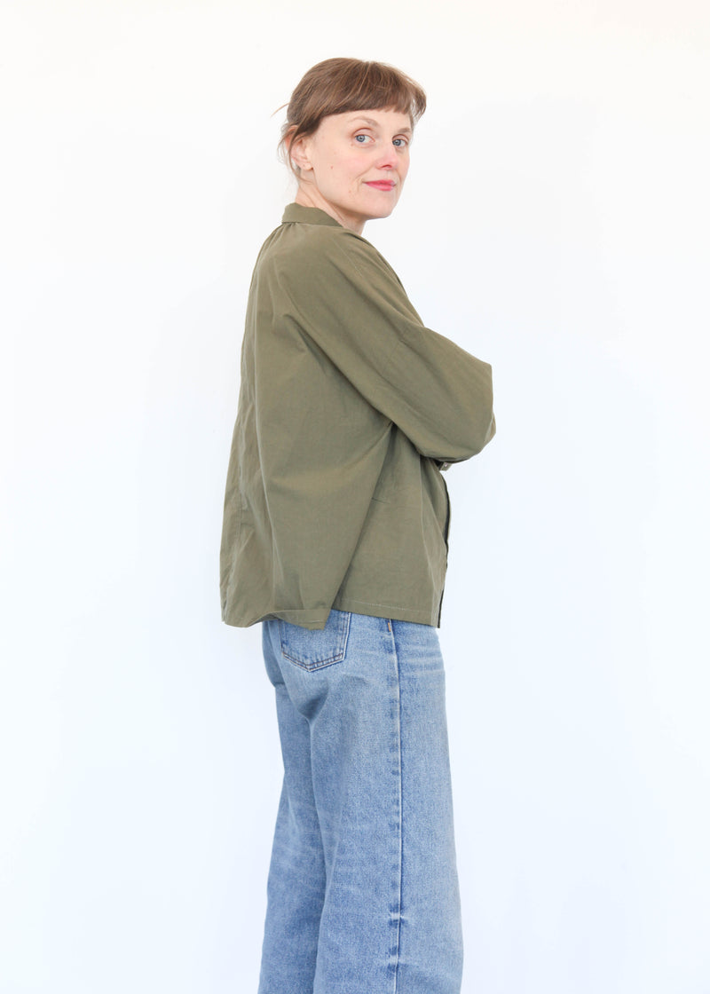 OHMI Typewriter Shirt - Olive