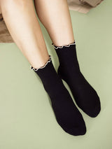 Thermal Ruffle Sporty Grip Crew