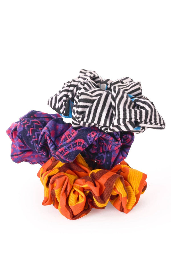 Assorted Cotton Hair Scrunchie