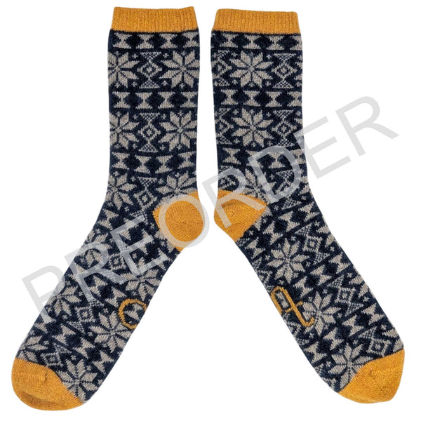 Men's Lambswool Ankle Socks