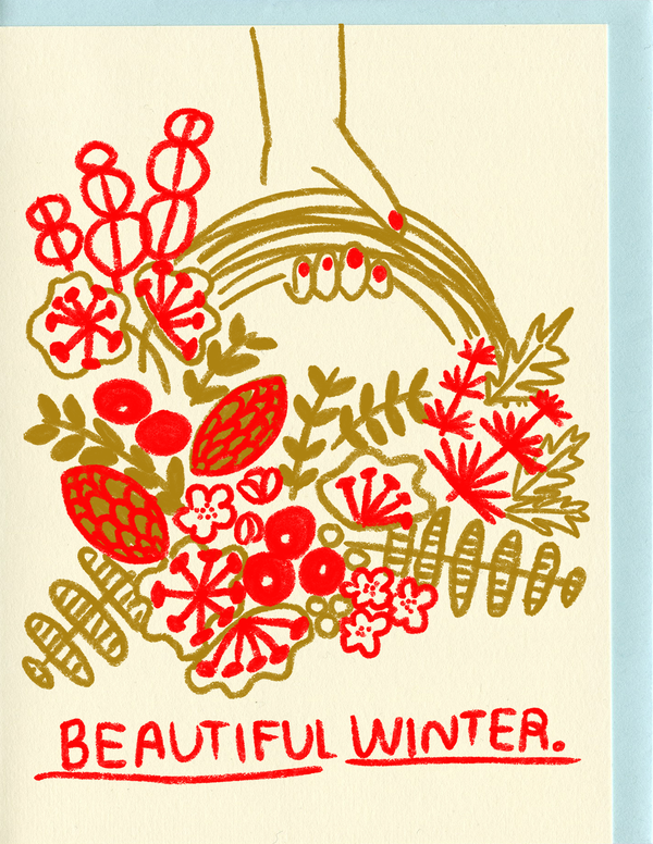 Beautiful Winter: Single Card