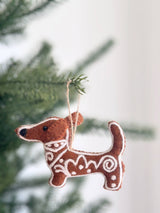 Gingerbread Ornament - Dachshund Dog