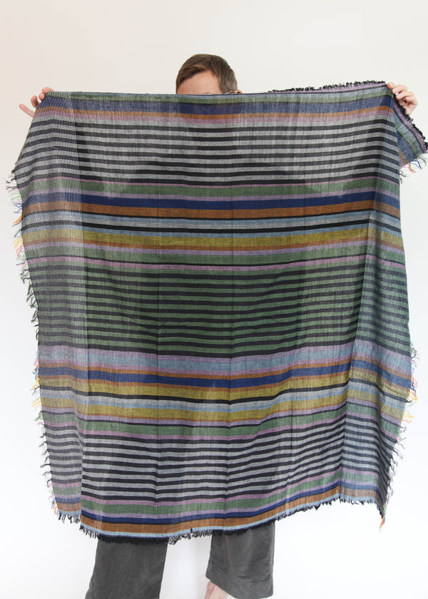 Cowboy Scarf- Olema in Night Meadow