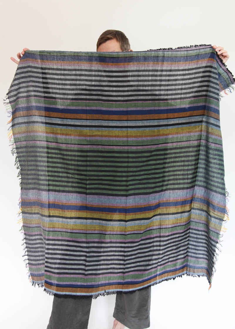 Cowboy Scarf- Olema in Night Meadow