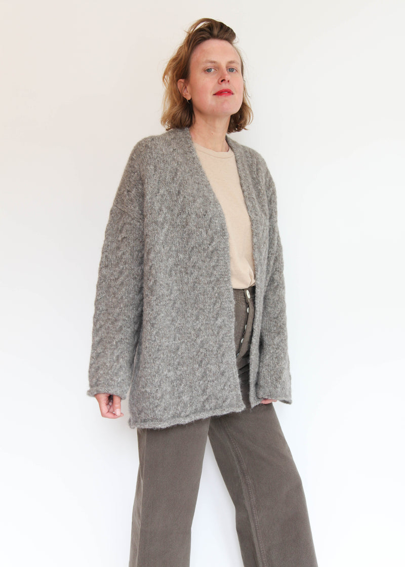 Cable Cardigan - Cinder OS