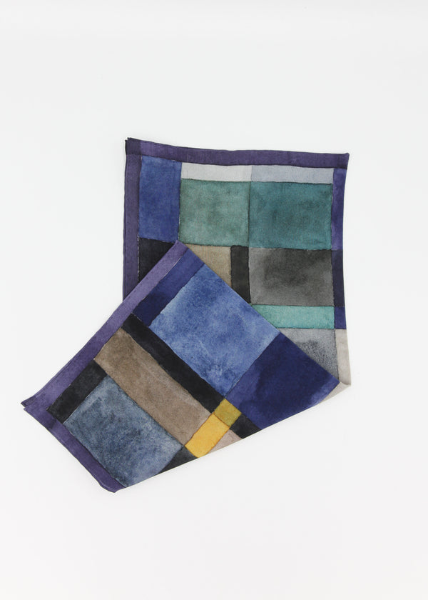 Printed Silk Square - Grid