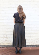 Gingham Check Skirt