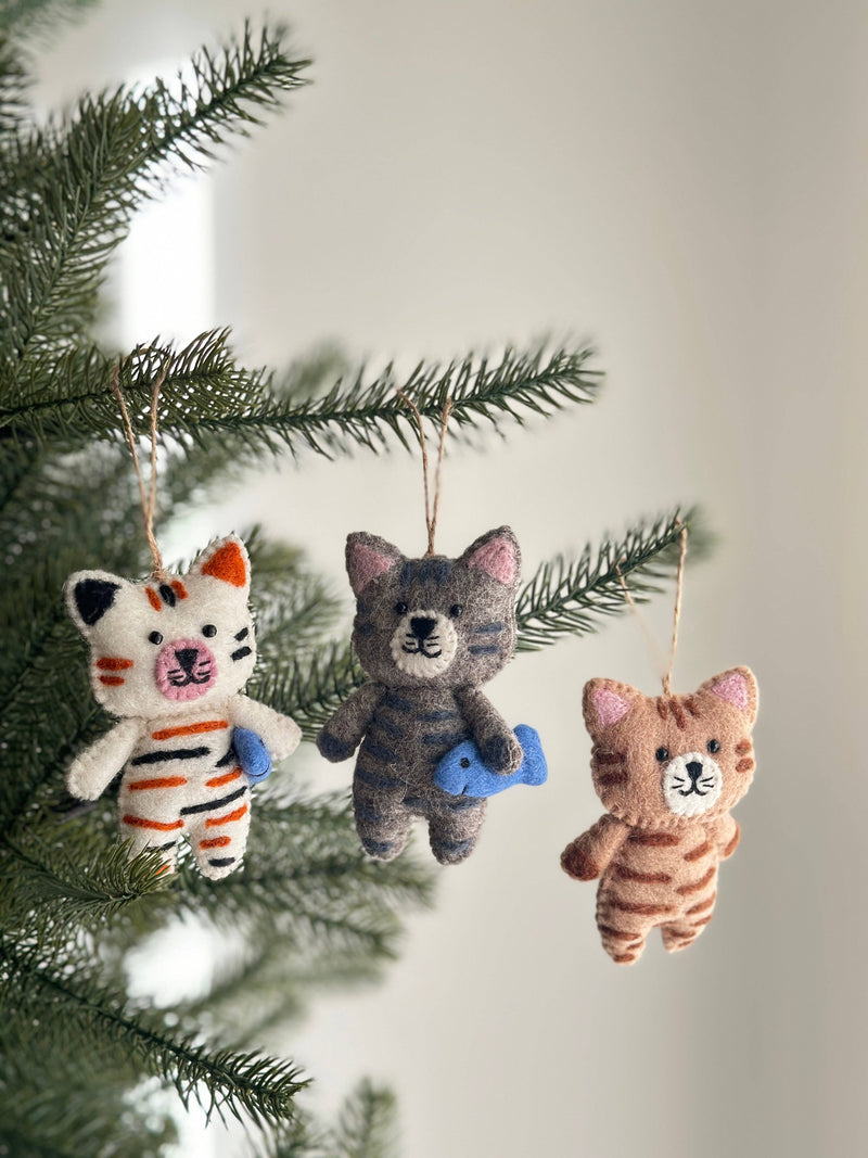 Christmas Cute Cat Ornament