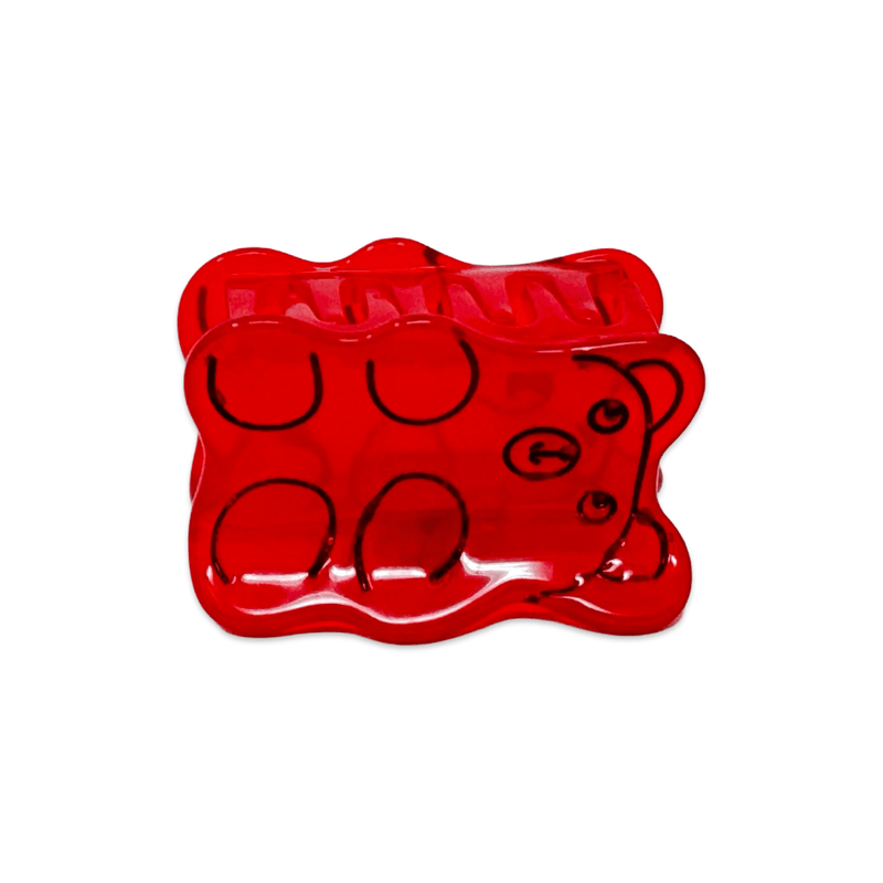 Mini Red Gummy Bear Hair Claw Clip