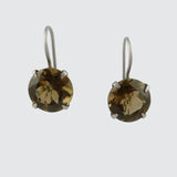 Classic Faceted Stone Drop Earrings