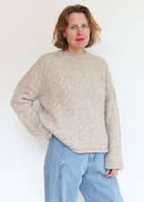 Cable Crewneck - Husk