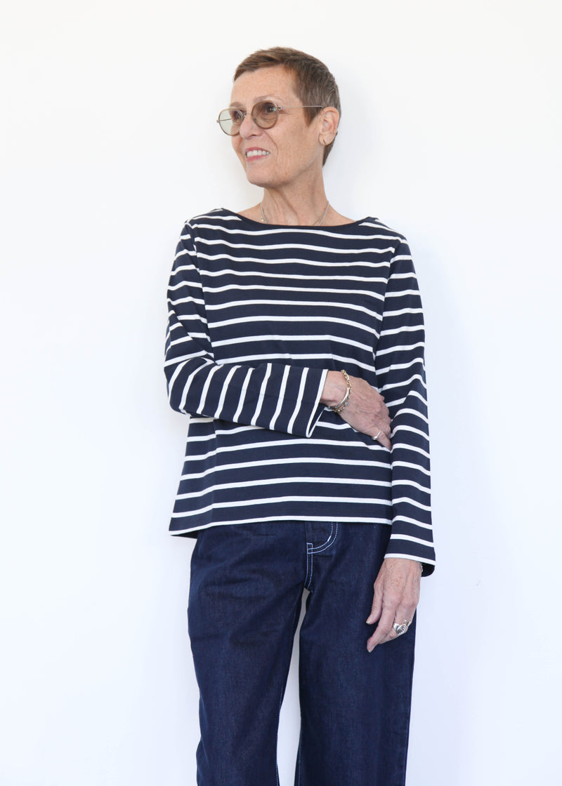 Breton Top - Navy