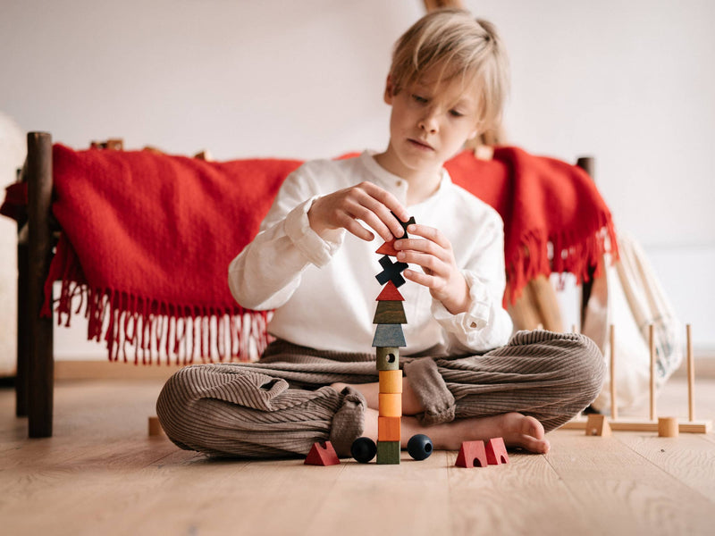 Rainbow Stacking Montessori Toy