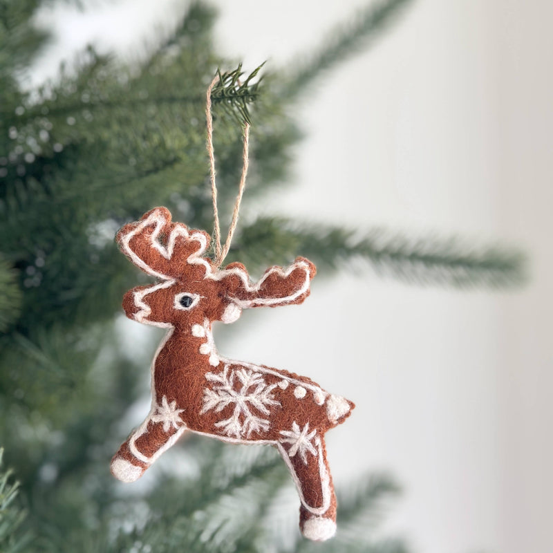 Gingerbread Ornament - Reindeer