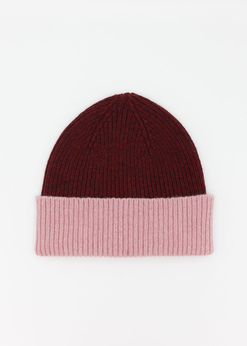 Lambswool Beanie Two Tone