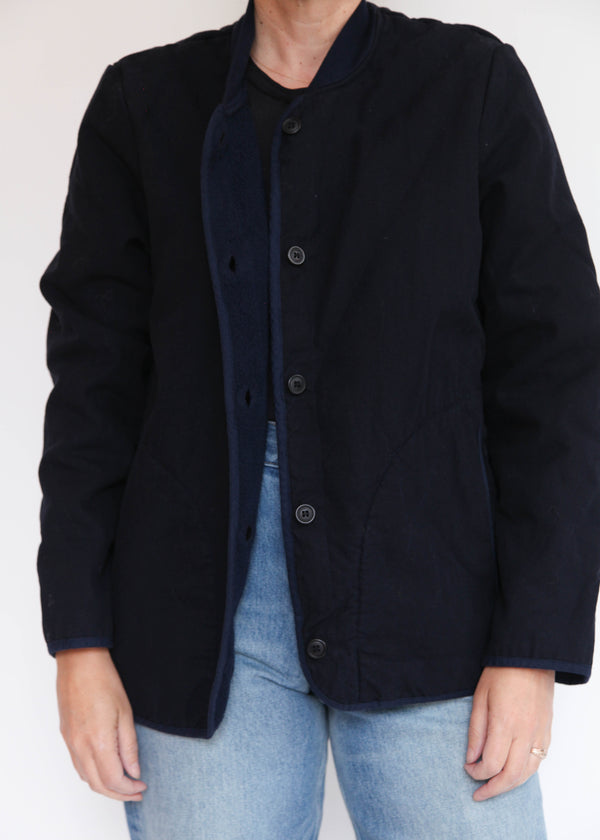 Diamond Car Coat - Midnight