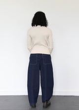 Classic Rib Crew - Ivory