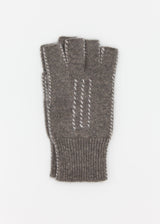 Cashmere Fingerless Stitch Gloves