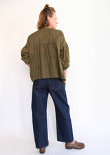 Floral Puffy Blouse - one size