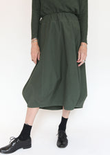 Rib Yoke Skirt - Konbu