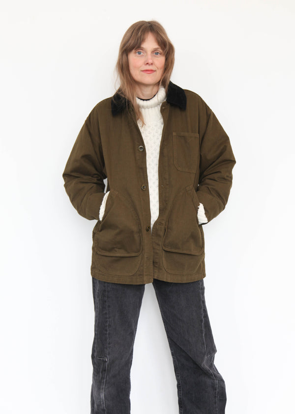 Painter Coat - Dark Olive