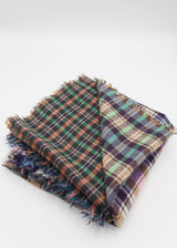 Check Square Scarf - Glow SW2335