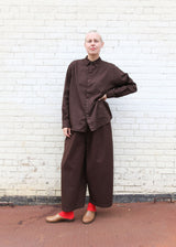 Wide Pants - Dk Cacao