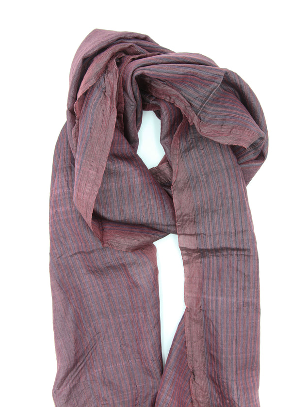 Silk Scarf - Eggplant