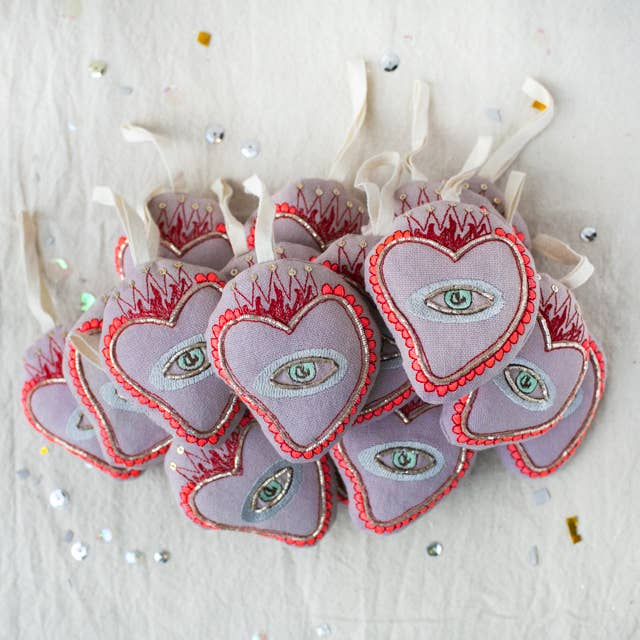 Sacred Heart - Cotton & Lavender filled Ornament, Token