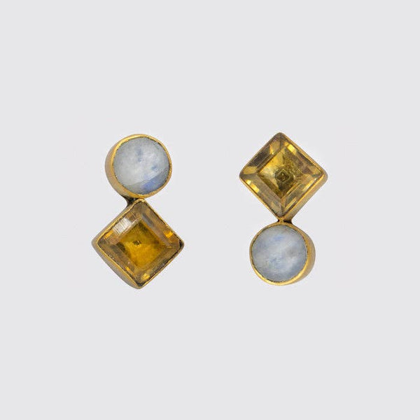 Double Stone Stud - EJ2141