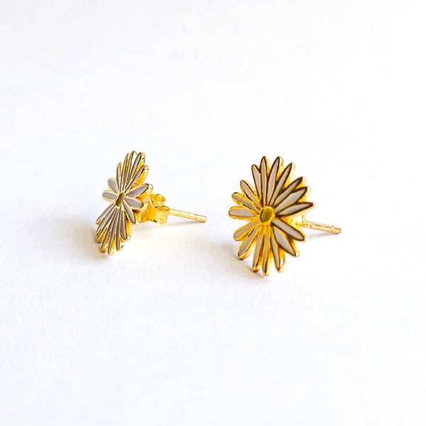 Daisy Enamel Earrings