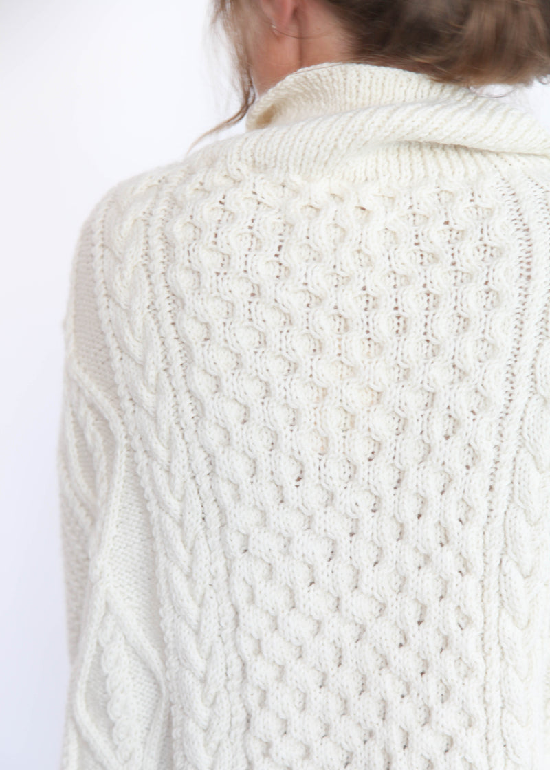 Fisherman Pullover - Cream