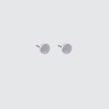 Disc Stud Earrings