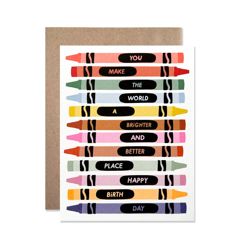 Birthday / Brighter and Better Crayons – Abigail Rose & Lily Too