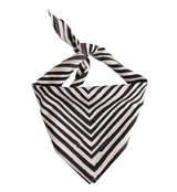 No. 034 Sammie B Bandana - Black/Cream