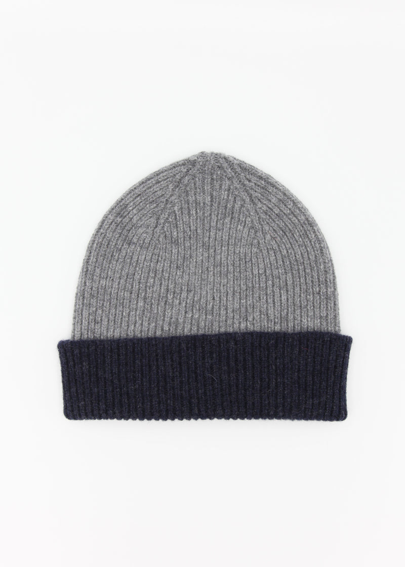 Lambswool Beanie Two Tone