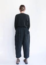 Herringbone Pants - Black