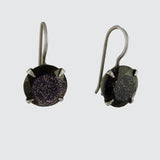 Classic Faceted Stone Drop Earrings