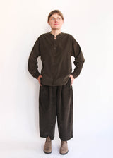 Wide Corduroy Pants - Forest
