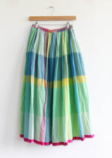 Plaid Cotton Skirt- Jodhpur-115