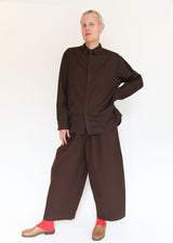 Wide Pants - Dk Cacao