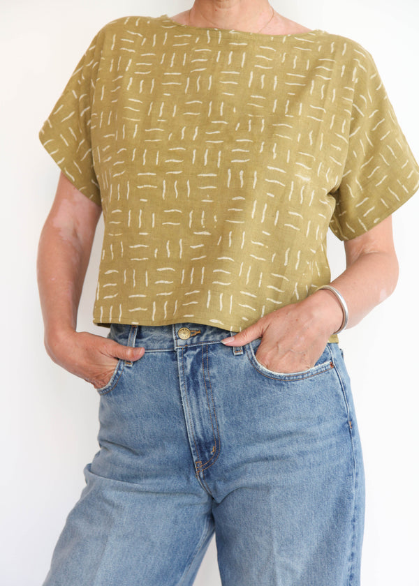 Box Top - Olive Twiggy