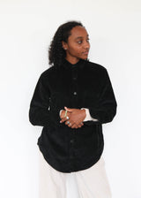Joss Wide Wale Corduroy Shirt - Black