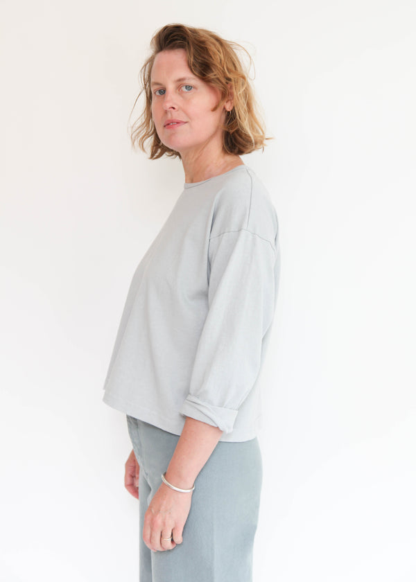 Long Sleeve Crop Crew Shirt