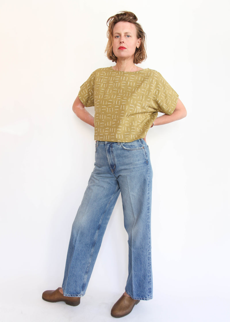 Box Top - Olive Twiggy