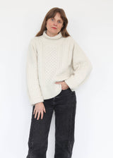 Fisherman Turtleneck - Cream