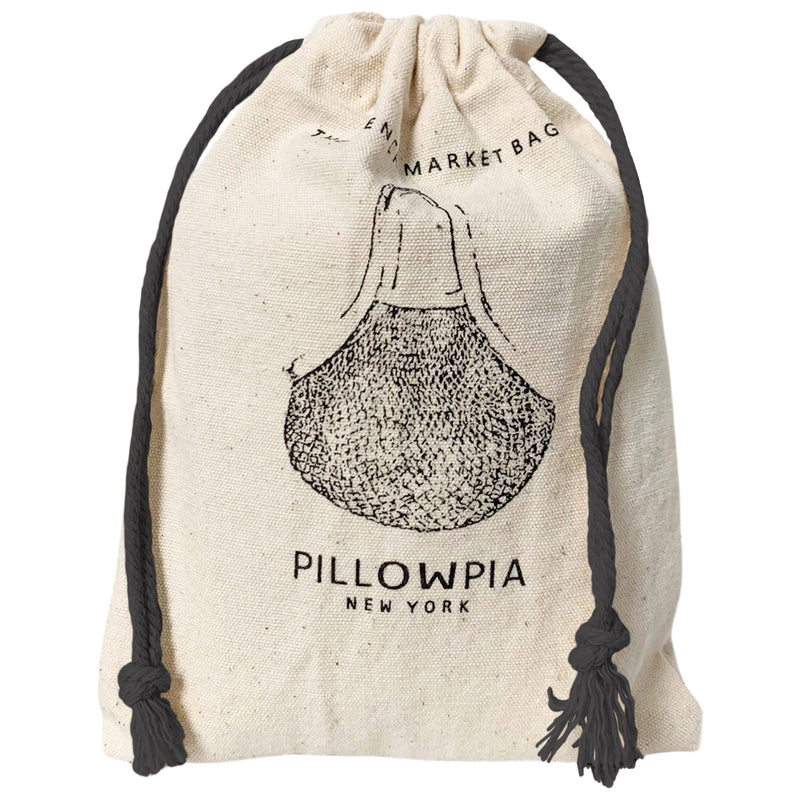 The french market bag no.2 in monochrome black