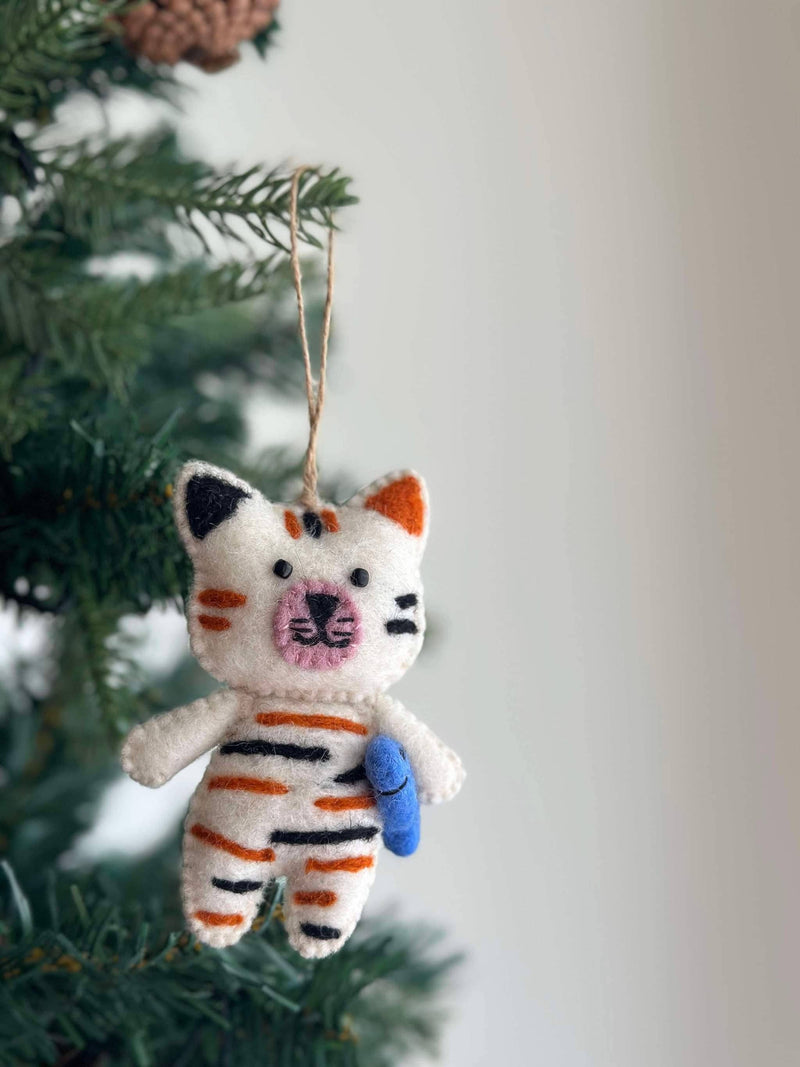 Christmas Cute Cat Ornament