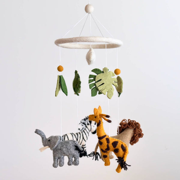 Felt Baby Mobile - Safari Animal